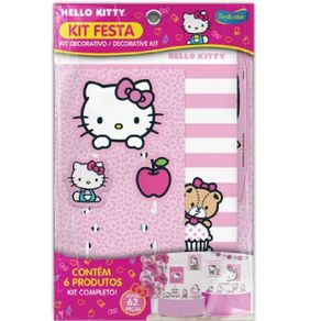 Turma Hello Kitty displays Kit com 16 peças