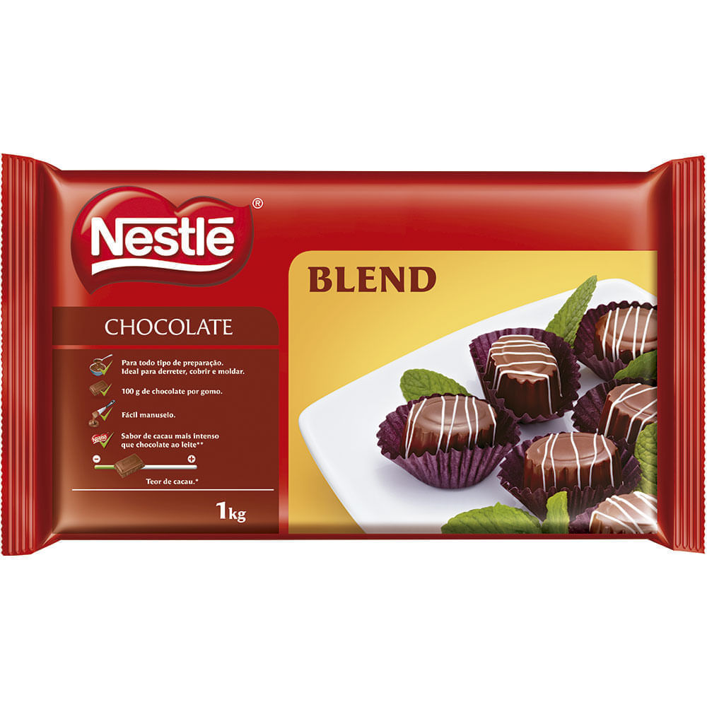 CHOC COB NESTLE CHOCOLATE BLEND 1,01KG NESTLE - Loja Doce