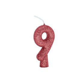 Vela-Cintilante-Ouro-Rose-Numero-9-UN-647551