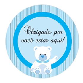 Adesivo-Cromos-Urso-Azul-C16un-UN-426729