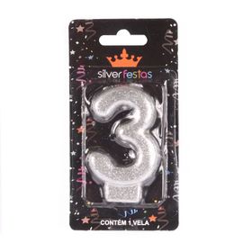 Vela-Prateada-Glitter-Numero-3-UN-585424