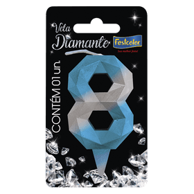 VELA-DIAMANTE-AZULPRATEADA-N8-01UN-763198