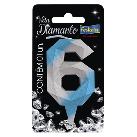 VELA-DIAMANTE-AZULPRATEADA-N6-01UN-763196