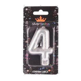 Vela-Prateada-Glitter-Numero-4-UN-585432