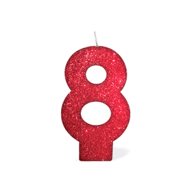 Vela-Vermelha-Glitter-Numero-8-UN-482145
