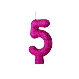 Vela-Cintilante-Pink-Numero-5-UN-585998