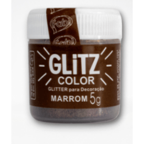 GLITTER-GLITZ-MARROM-5G-UN-773047