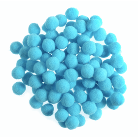 MINI-POMPOM-AZUL-15CM-C100UN-ART-LILLE-842797