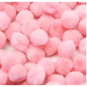 MINI-POMPOM-ROSA-CLARO-15CM-C100UN-ART-LILLE-843030