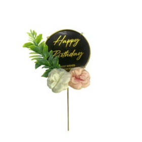 -TOPO-DE-BOLO-HAPPY-BIRTHDAY-DOURADOPRETO-FLORAL--PONTO-DAS-FESTAS-849497