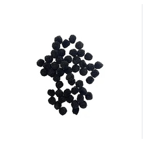 MINI-POMPOM-PRETO-15CM-C100UN-ART-LILLE-849705