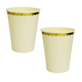 COPO-PAPEL-COLORS-AMARELO-BORDA-MET-C8UN-250ML-PONTO-DAS-FESTAS-849736