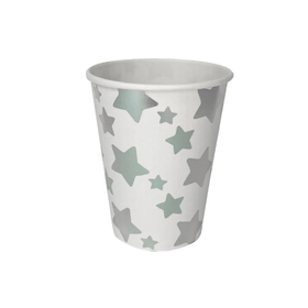 COPO-PAPEL-ESTRELAS-PRATA-MET-C8UN-250ML-PONTO-DAS-FESTAS-849740