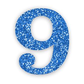 Numero-Eva-Glitter-9-Azul-Royal-UN-616087