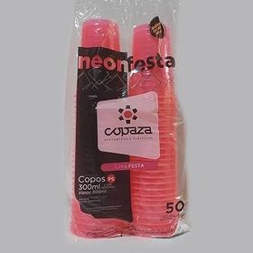 COPO-DESCARTAVEL-PS-NEON-ROSA-300ML-C50UN-UN-773741