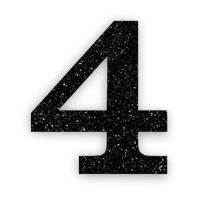 Numero-Eva-Glitter-4-Preto-UN-617873