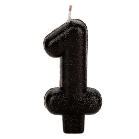 VELA-PRETA-GLITTER-NUMERO-1-SILVER-PLASTIC-779342