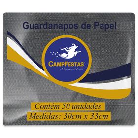 GUARDANAPO-30X33CM-PRETO-C50UN-UN-779579
