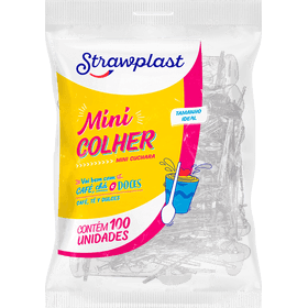MINI-COLHER-PLASTICA-TRANSPARENT-C100UN-STRAWPLAST-781745
