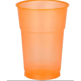 COPO-DESCARTAVEL-PS-NEON-LARANJA-300ML-C50UN-UN-773739