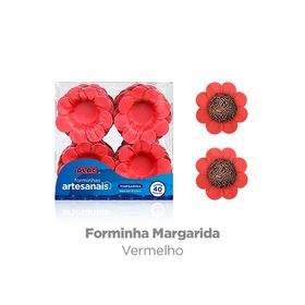 FORMINHA-MINI-MARGARIDA-VERMELHO-C40UN-01UN-768156