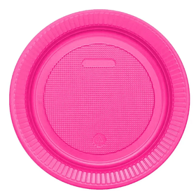 PRATO-RASO-15CM-ROSA-NEON-C10UN-01UN-768537