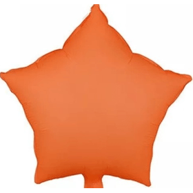 BALAO-METALIZADO-ESTRELA-LARANJA-NEON-45CM-01UN-762215
