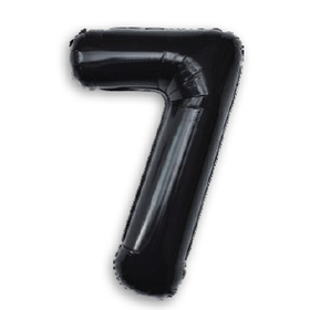 BALAO-METALIZADO-16-POLEGADAS-PRETO-NUMERO-7-UN-773590