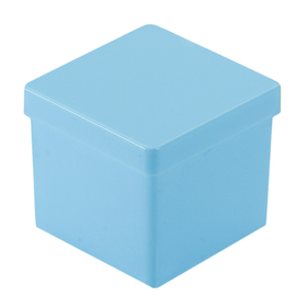 Caixa-Acrilica-4x4-Leit.-Azul-Claro-10un-UN-592480