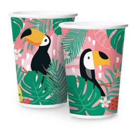 COPO-PAPEL-180ML-FESTA-TROPICAL-C12UN-UN-771686