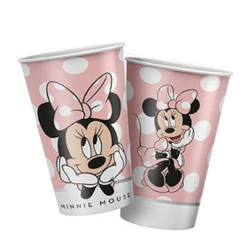COPO-PAPEL-180ML-MINNIE-MOUSE-ROSA-C8UN-UN-781143