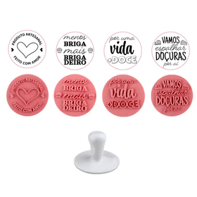 KIT-CARIMBO-FRASES-SORT-ROSA-BEBE-C5PC-BLUESTARNET-780722
