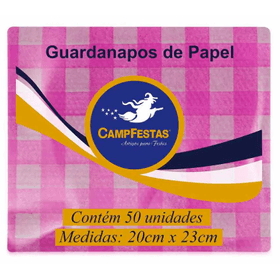 GUARDANAPO-195X225CM-XADREZ-PINK-C50UN-UN-779569