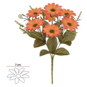 BUQUE-MARGARIDA-X7-LARANJA-OUTONO-CREME-28CM-FLORARTE-853930