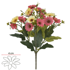 BUQUE-MARGARIDA-X15-ROSA-OUTONO-AMARELO-30CM-VOL.6-FLORARTE-854010
