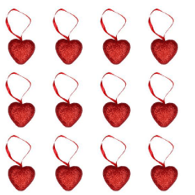 ENFEITE-MINI-CORACAO-CGLITTER-VERMELHO-33CM-C12UN-PONTO-DAS-FESTAS-854479