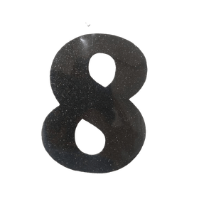 Numero-Eva-Glitter-8-Preto-UN-617911