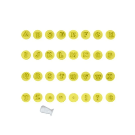 KIT-CARIMBO-LETRAS-FOFAS-AMARELO-2CM-BLUESTARNET-854785