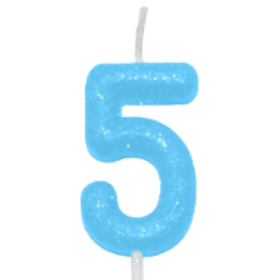 VELA-AZUL-CANDY-COLOR-NUMERO-5-SILVER-PLASTIC-779369