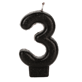 VELA-PRETA-GLITTER-NUMERO-3-SILVER-PLASTIC-779344