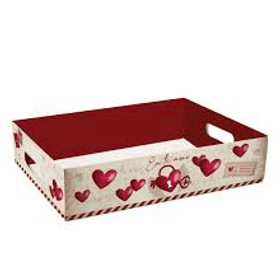 CAIXA-CESTA-BANDEJA-AMOR-REAL-M-264X194X6CM-CROMUS-854818