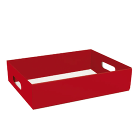 CAIXA-CESTA-BANDEJA-VERMELHA-M-265X195X6-CROMUS-854827