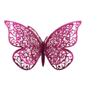 BORBOLETA-METALIZADA-VAZADA-PINK-12CM-C12UN-UN-777359
