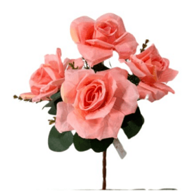 BUQUE-ROSA-COR-ROSA-SALMAO-30CM-X5-BELA-FLOR-856142
