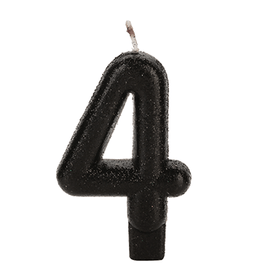 VELA-PRETA-GLITTER-NUMERO-4-SILVER-PLASTIC-779345