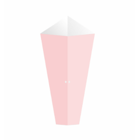 CONE-PBOUQUET-LISO-ROSA-85X285X35CM-ALBANO-856047