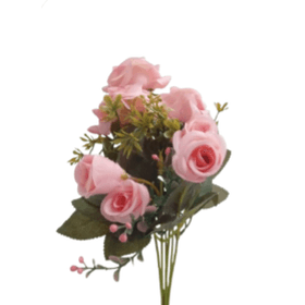 BUQUE-MINI-ROSA-COR-ROSA-SALMAO--30CM-X6-BELA-FLOR-856180