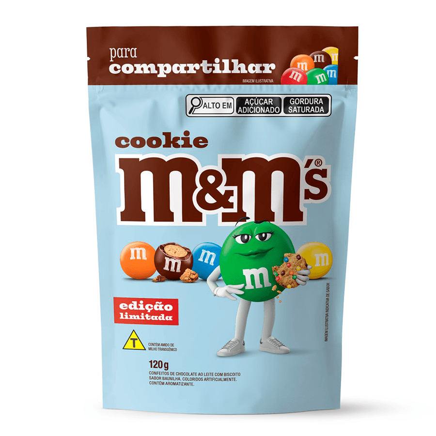 CHOC M&M COOKIE 120G MMS - Loja Doce