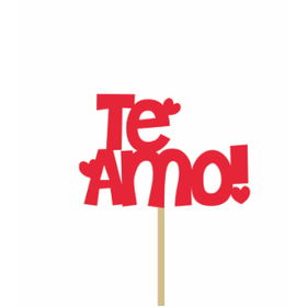 PICK-MDF-TE-AMO-VERMELHO-30CM-ALBANO-856104