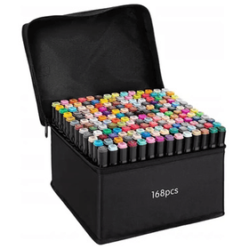 KIT-CANETAS-HIDROGRAFICA-PONTA-DUPLA-C168-CORES-DA-KE-858461